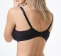 Preview: Spiman Baumwoll BH Mira, schwarz-hinten