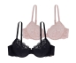 Preview: Dorina, Doppelpack BH Rosa