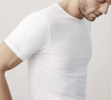 T-Shirt | Unterhemd aus Feinripp Baumwolle von Ysabell Mora | 20102