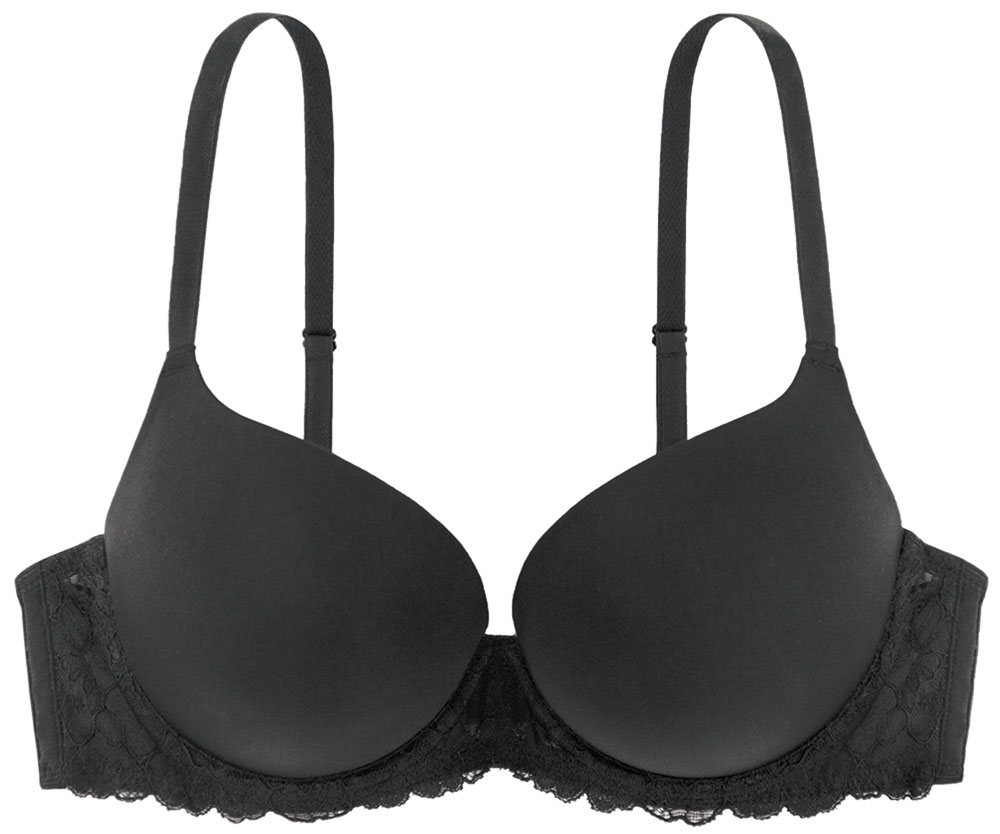 Dorina Super Push up BH Claire D17221, schwarz oder ivory, Cup A bis Cup  D