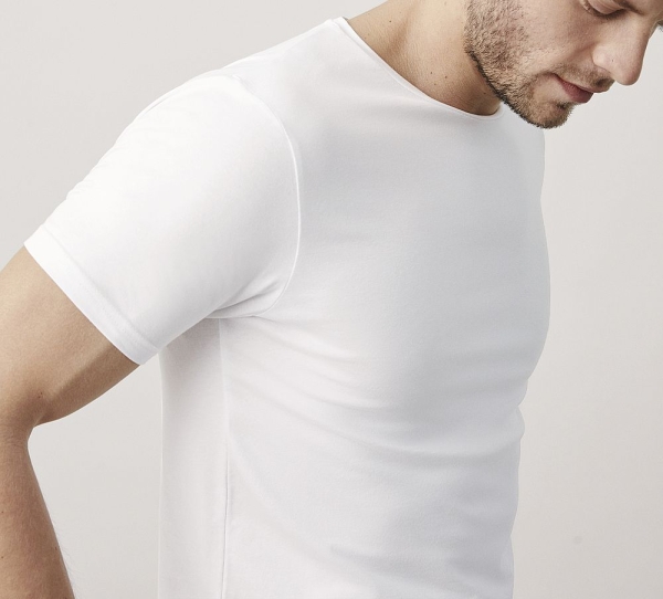 T-Shirt | Unterhemd aus Feinripp Baumwolle von Ysabell Mora | 20102