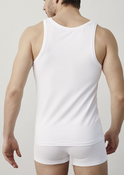 Achselshirt aus Feinripp Baumwolle von Ysabell Mora | 20104
