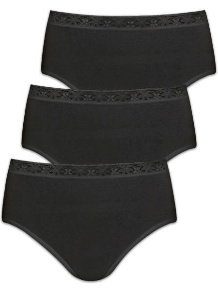 Pompadour 3er Pack Taillenslip aus Single Jersey - in 3 Farben 8220-015