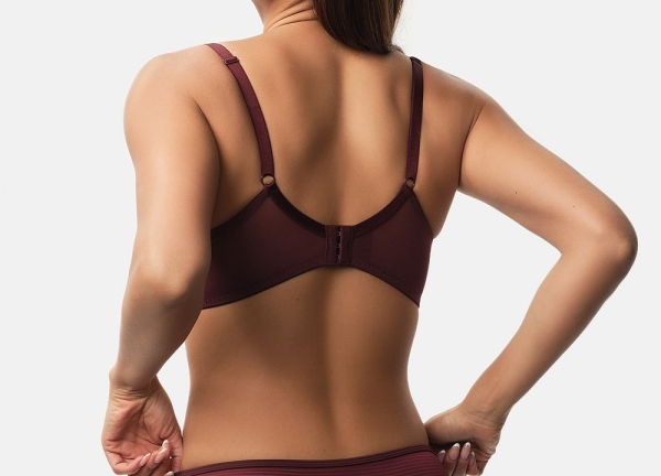 DORINA Curves T-Shirt Bügel BH Carmen in Berry, bis Cup E, D001926MI066